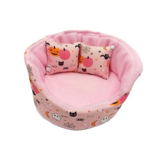 Cuddle cup για ινδικό χοιρίδιο φαντάσματα ροζ