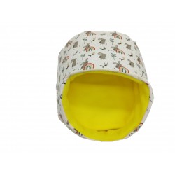 Φωλιά για ινδικά χοιρίδια κίτρινη