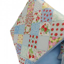 Σκηνή patchwork γαλάζιο