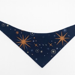 Mπαντάνα γάτας χριστουγεννιάτικη μπλε