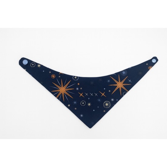 Mπαντάνα γάτας χριστουγεννιάτικη μπλε