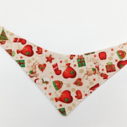 Mπαντάνα γάτας χριστουγεννιάτικη vintage