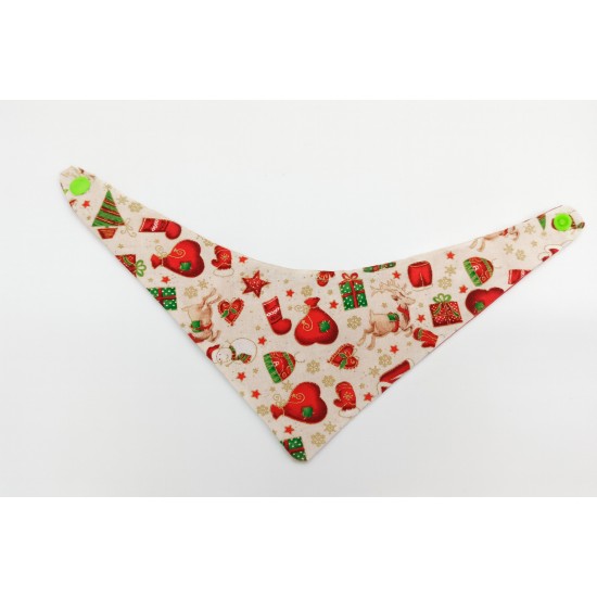 Mπαντάνα γάτας χριστουγεννιάτικη vintage