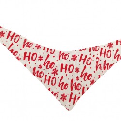 Mπαντάνα γάτας χριστουγεννιάτικη hohoho