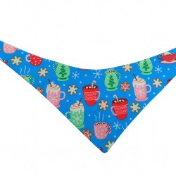 Mπαντάνα γάτας χριστουγεννιάτικη κούπες