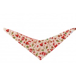 Mπαντάνα σκύλου χριστουγεννιάτικη vintage