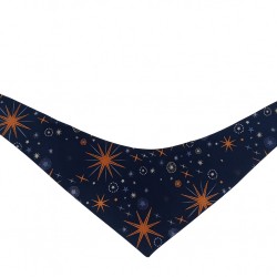 Mπαντάνα σκύλου χριστουγεννιάτικη μπλε