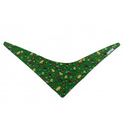 Χριστουγεννιάτικη μπαντάνα σκύλου πράσινη