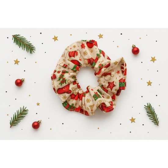 Χριστουγεννιάτικο κουτί rudolph με δύο Scrunchies 