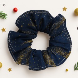 Χριστουγεννιάτικα Scrunchies Blue
