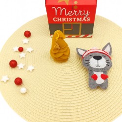 Χριστουγεννιάτικο κουτί με κερί νάνος και στολίδι 