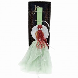 Λαμπάδα κοπέλα με κόκκινα μαλλιά