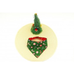 Mπαντάνα γάτας χριστουγεννιάτικη