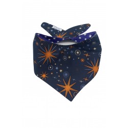 Mπαντάνα σκύλου χριστουγεννιάτικη μπλε