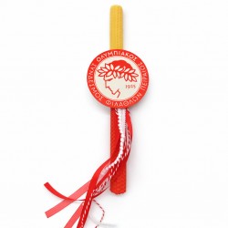 Λαμπάδα Ολυμπιακός σε κουτί happy easter 