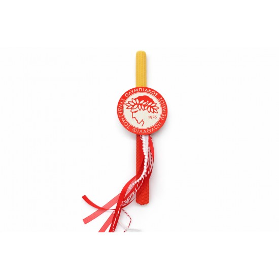 Λαμπάδα Ολυμπιακός σε κουτί happy easter 