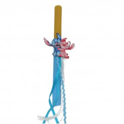 Λαμπάδα τερατάκι γαλάζια σε κουτί happy easter 