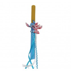 Λαμπάδα τερατάκι γαλάζια σε κουτί happy easter 