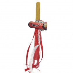 Λαμπάδα αυτοκίνητο κόκκινη σε κουτί happy easter 