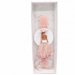 Λαμπάδα κοπέλα με απογευματινό φόρεμα 